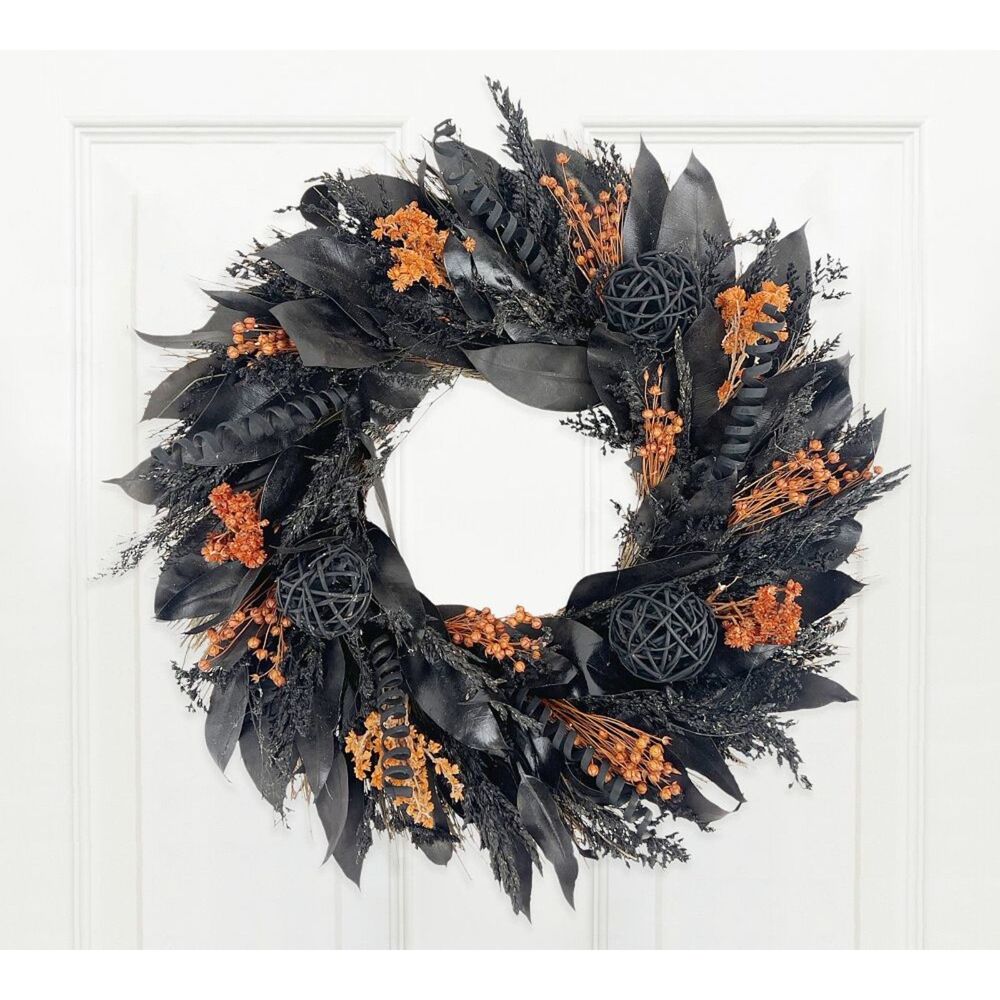 Pottery Barn Dried Hallows Eve Wreath